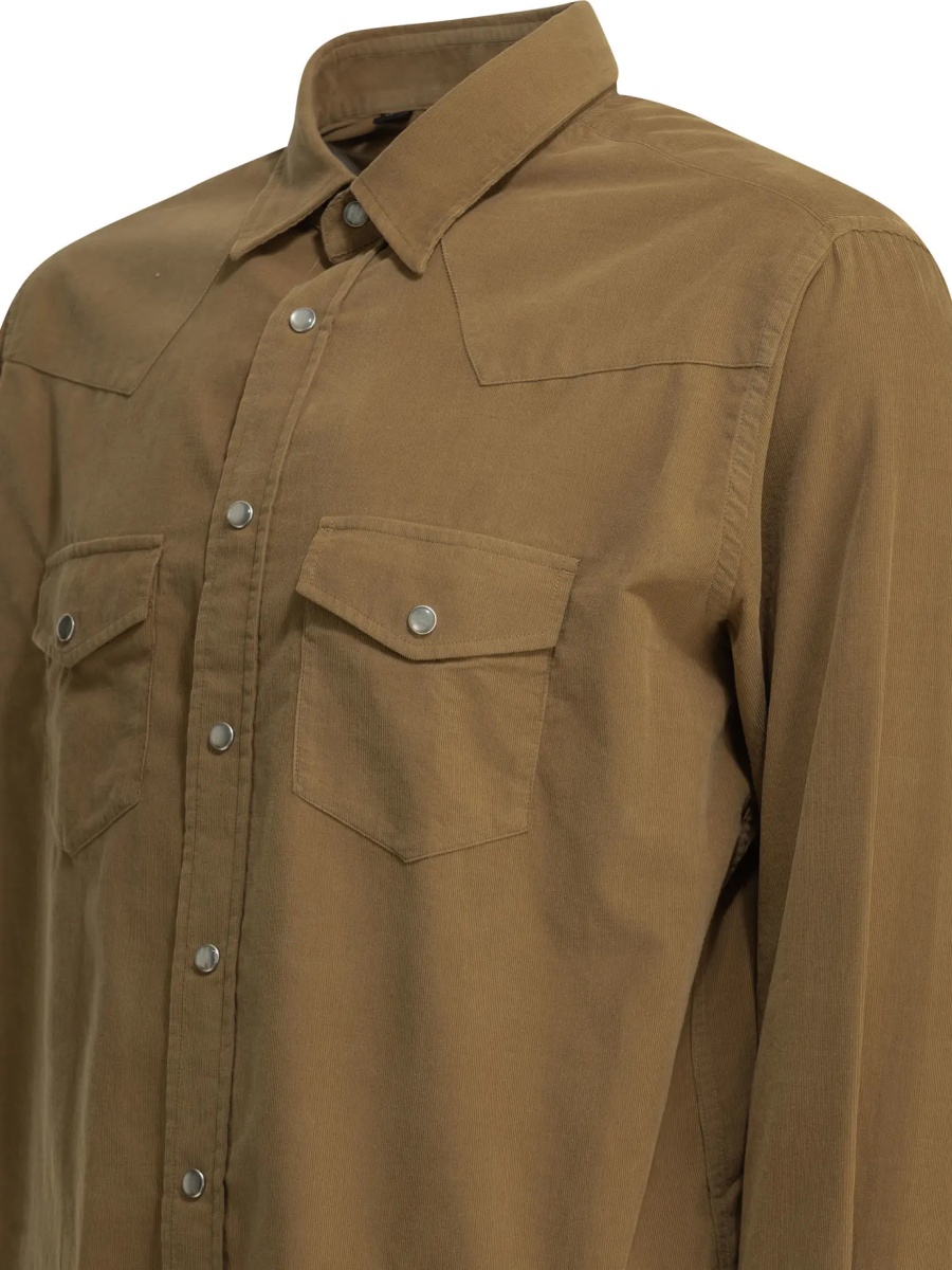 Camasa casual Corduroy Western Shirt - Img 4