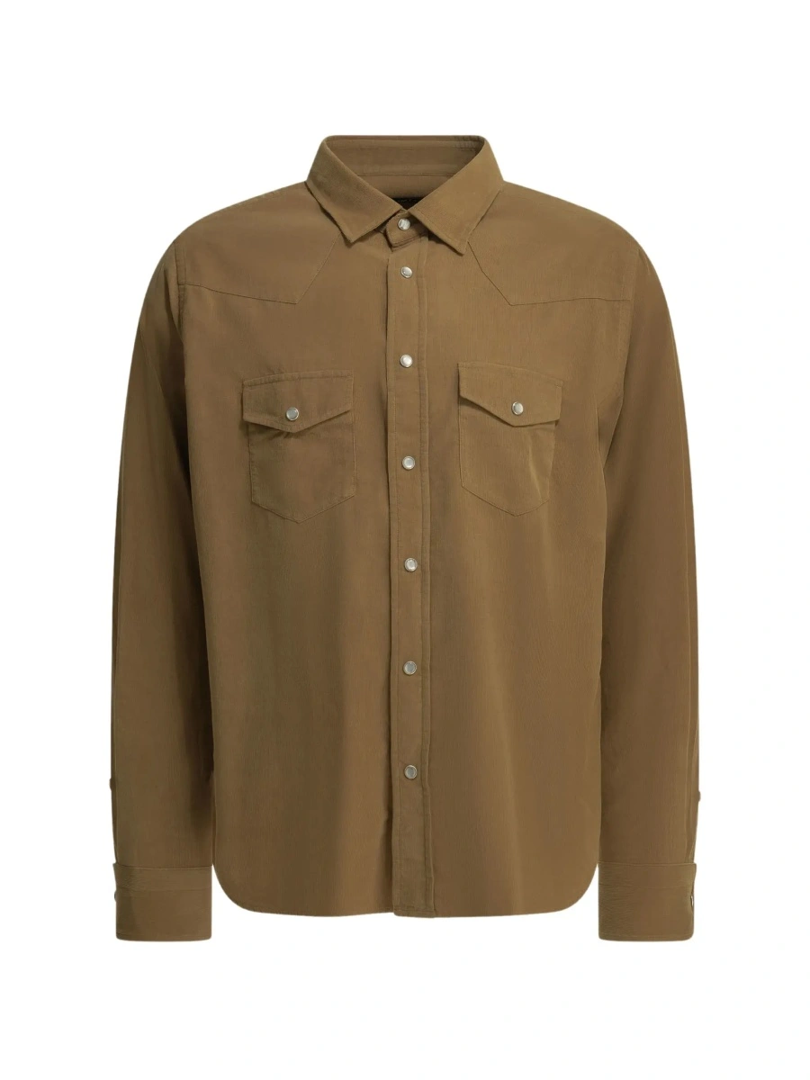 Camasa casual Corduroy Western Shirt - Img 8