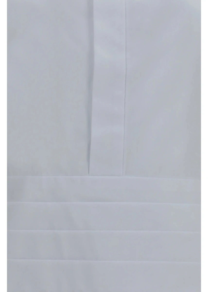 Camasa casual Cotton poplin Shirt with belt - Img 3