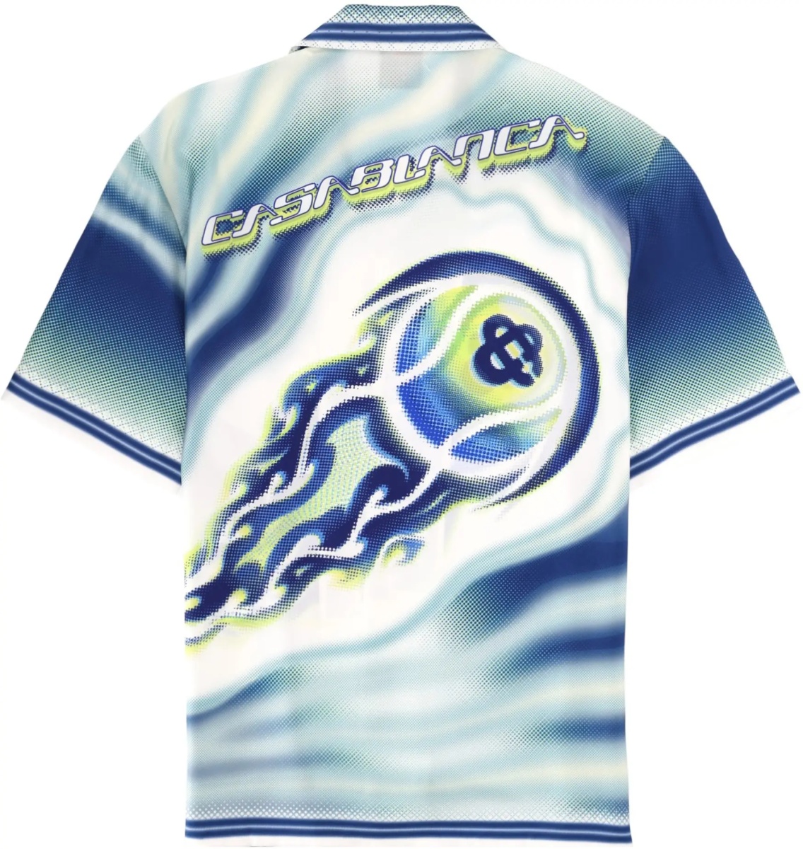 Camasa casual "Flaming Tennis Ball" Shirt - Img 3
