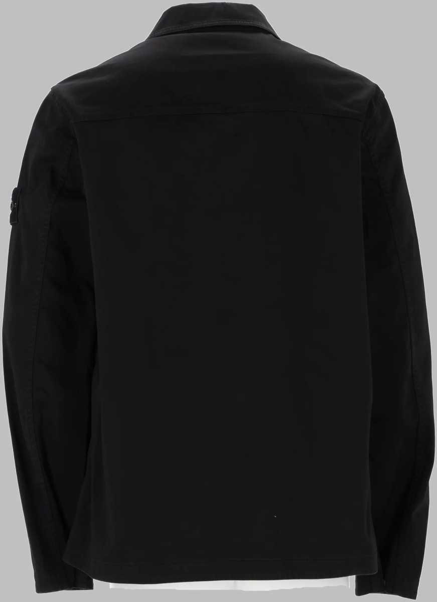 Camasa casual Overshirt Con Zip E Tasche Sul Petto - Img 2