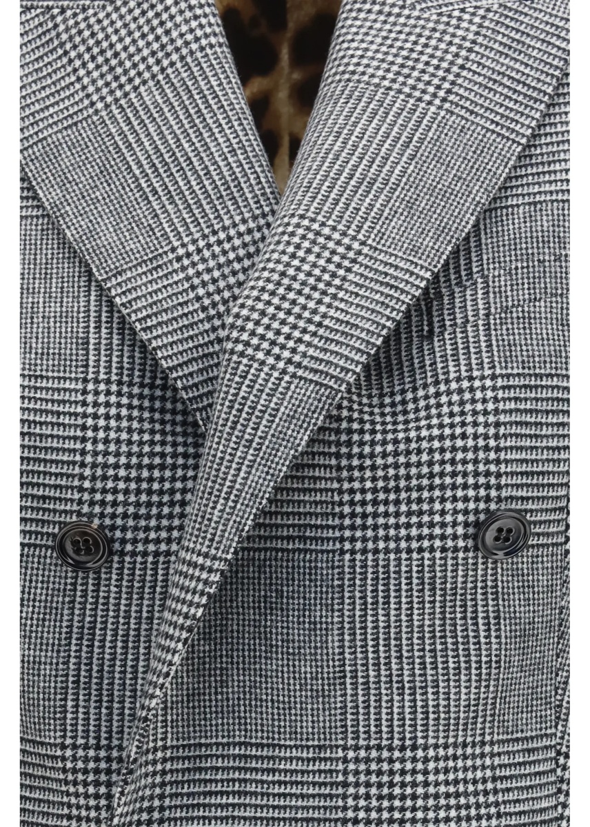 Camasa casual Prince of wales double breasted Vest - Img 3