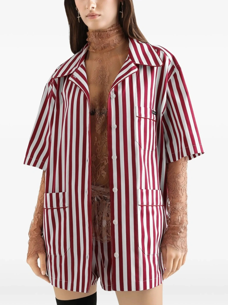 Camasa casual Striped cotton Shirt - Img 5