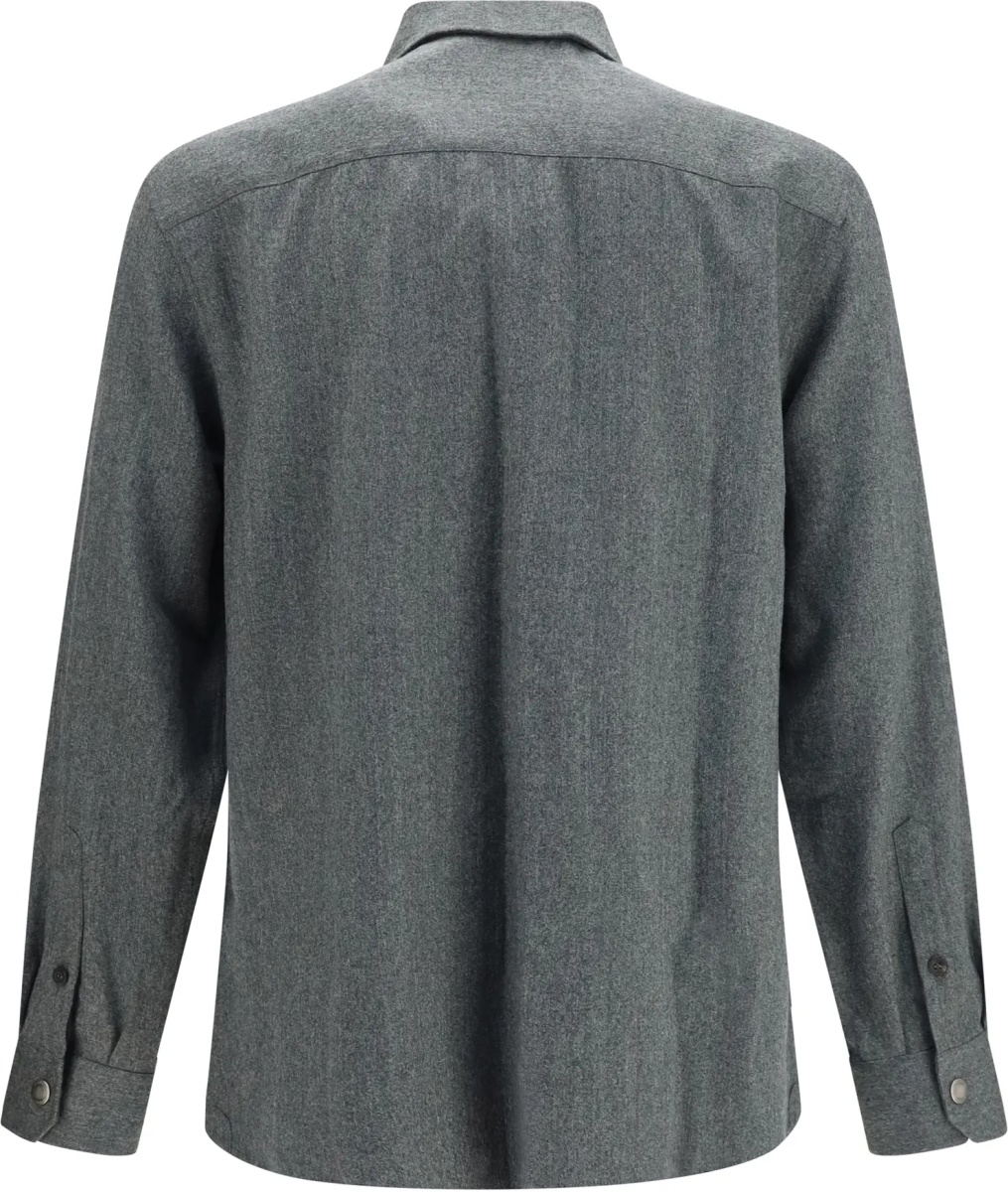 Camasa casual Virgin wool Shirt - Img 2