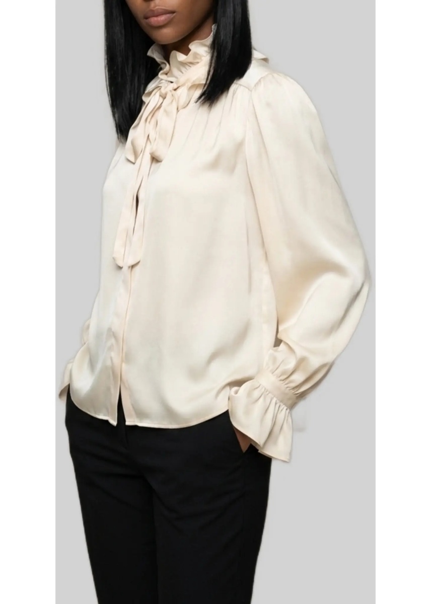Camasa Champagne Ruffled Shirt - Img 2