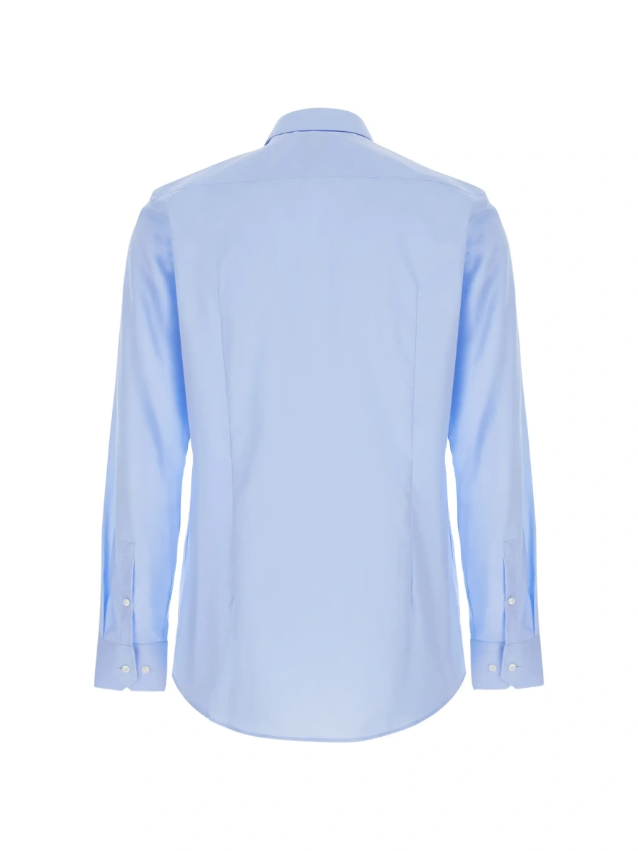 Camasa Hugo Boss albastra din bumbac - Img 4