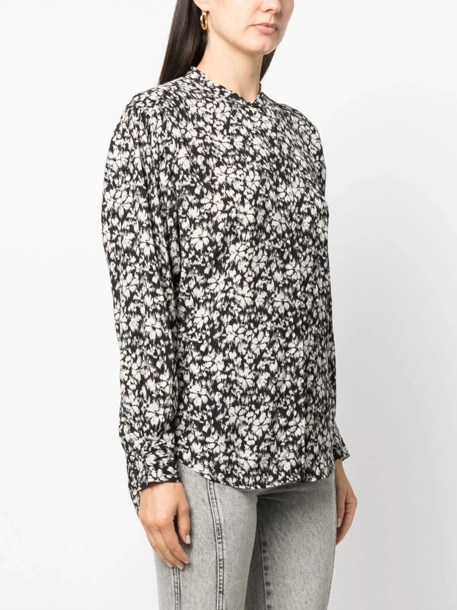 Camasa ISABEL MARANT ETOILE neagra - Img 3