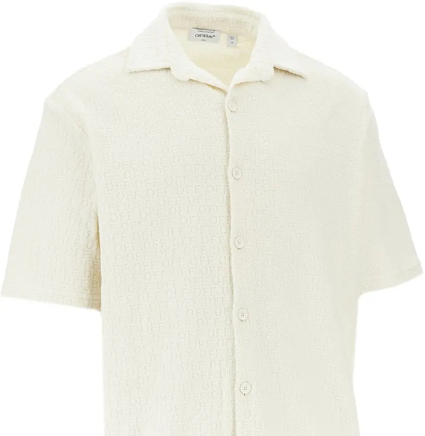 Camasa Jacquard terry bowling shirt - Img 2