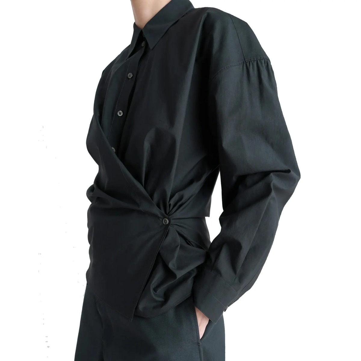 Camasa Lemaire Twisted Silk Shirt - Img 3