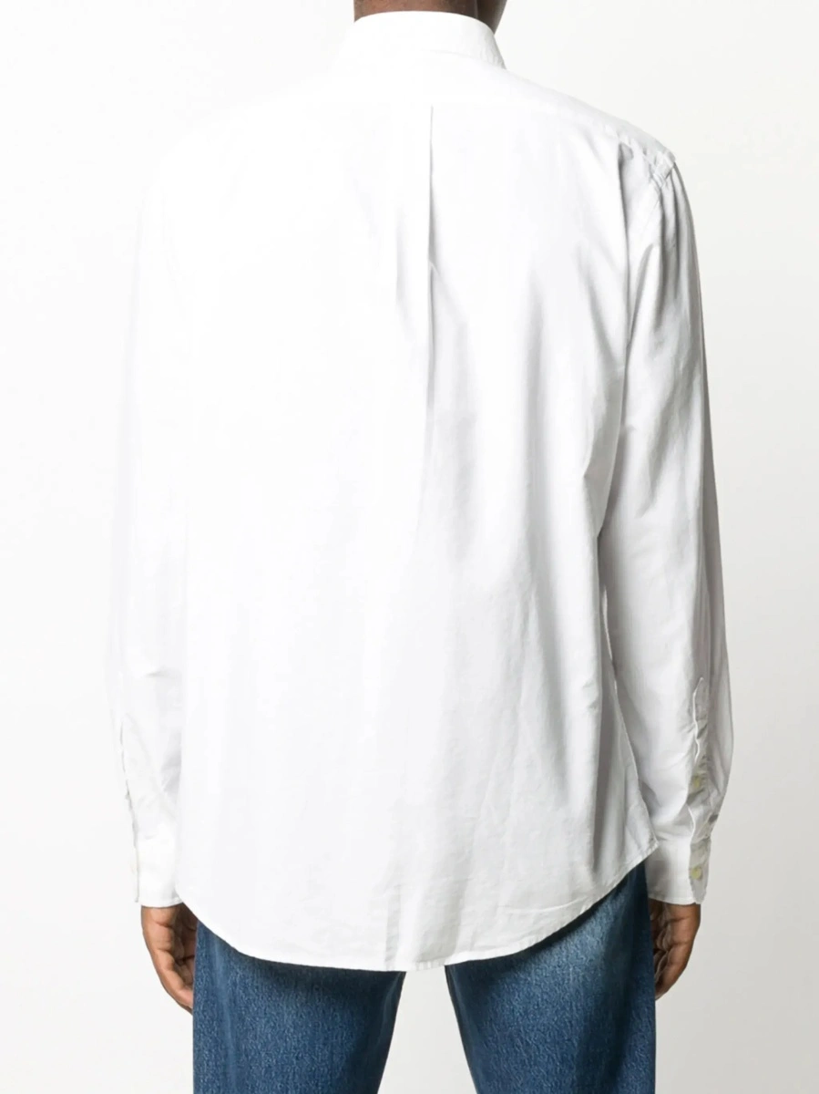 Camasa Ralph Lauren alba din bumbac 'Custom Fit Oxford' - Img 6