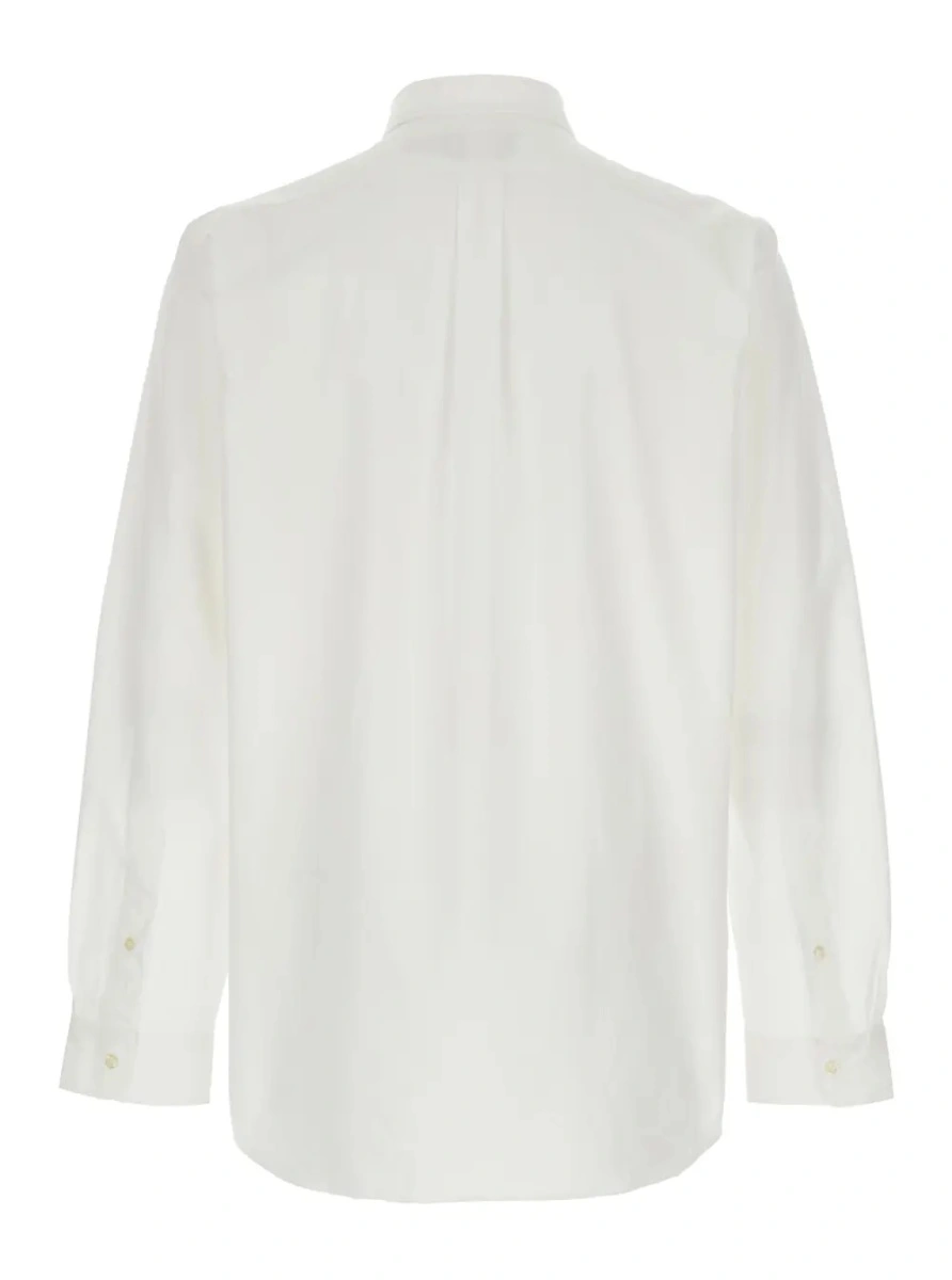 Camasa Ralph Lauren alba din bumbac 'Custom Fit' - Img 2