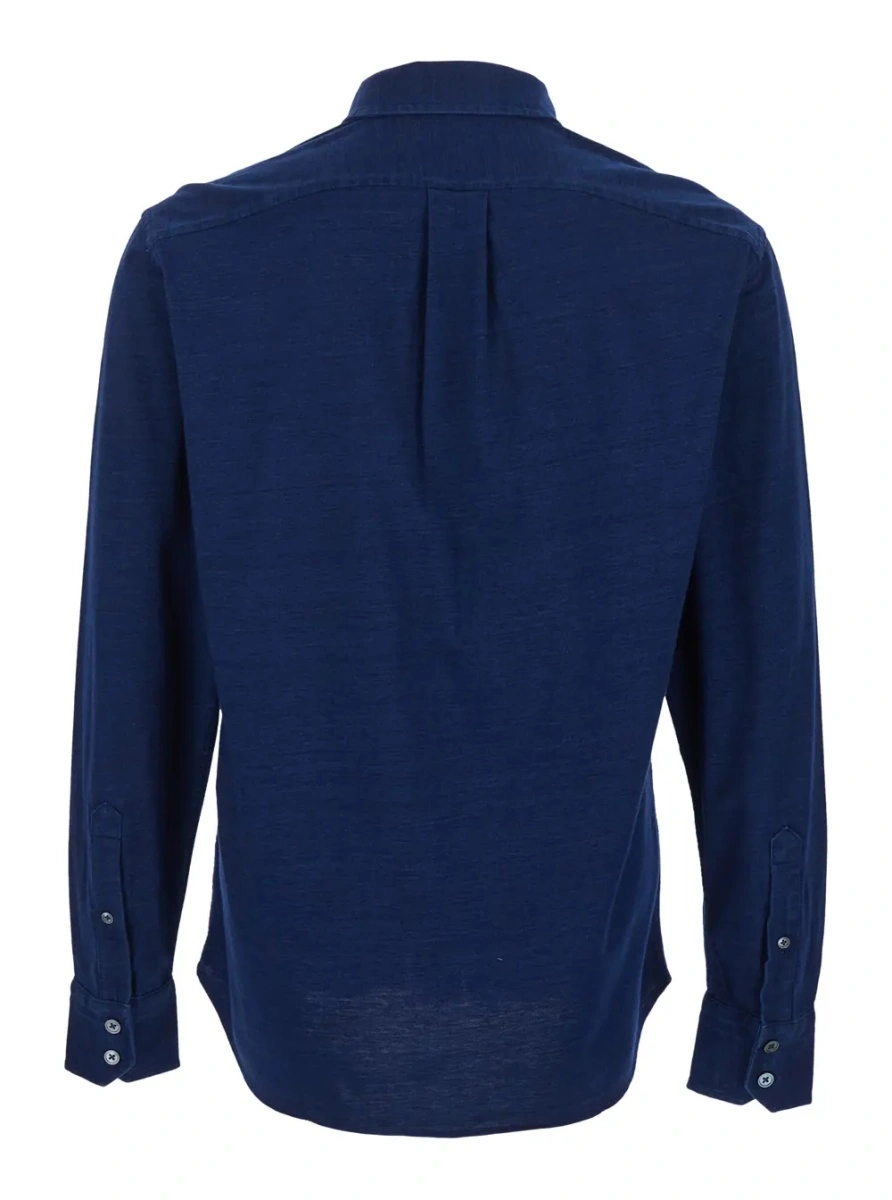 Camasa Tom Ford albastra din bumbac - Img 2