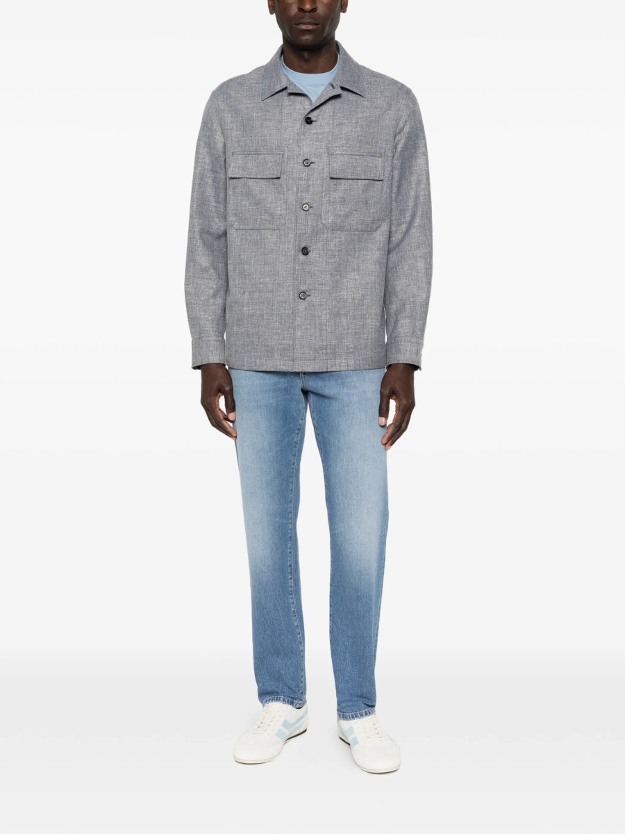 Camasa ZEGNA albastra - Img 2