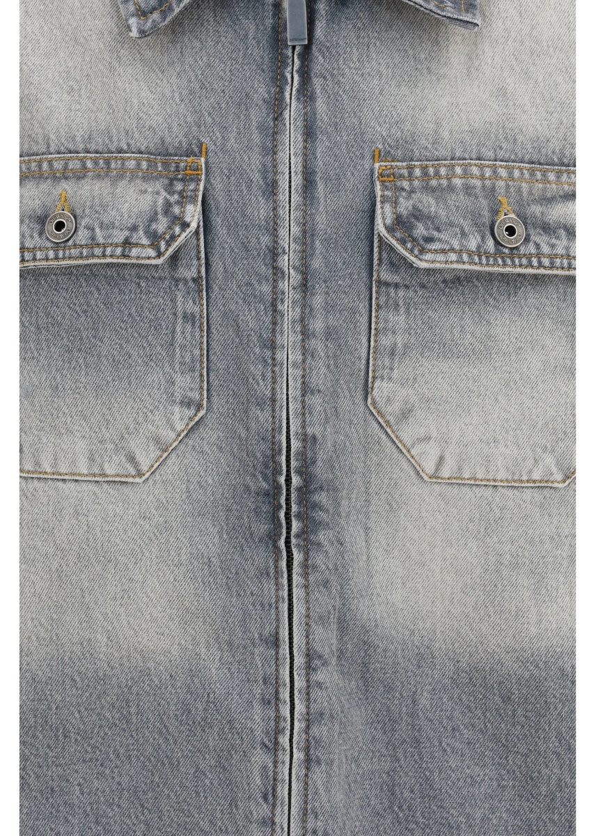 Camasi Oversized Workwear denim Shirt - Img 3