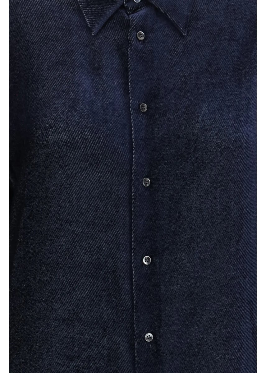 Camasi Silk blend devoré velvet twill Shirt - Img 3