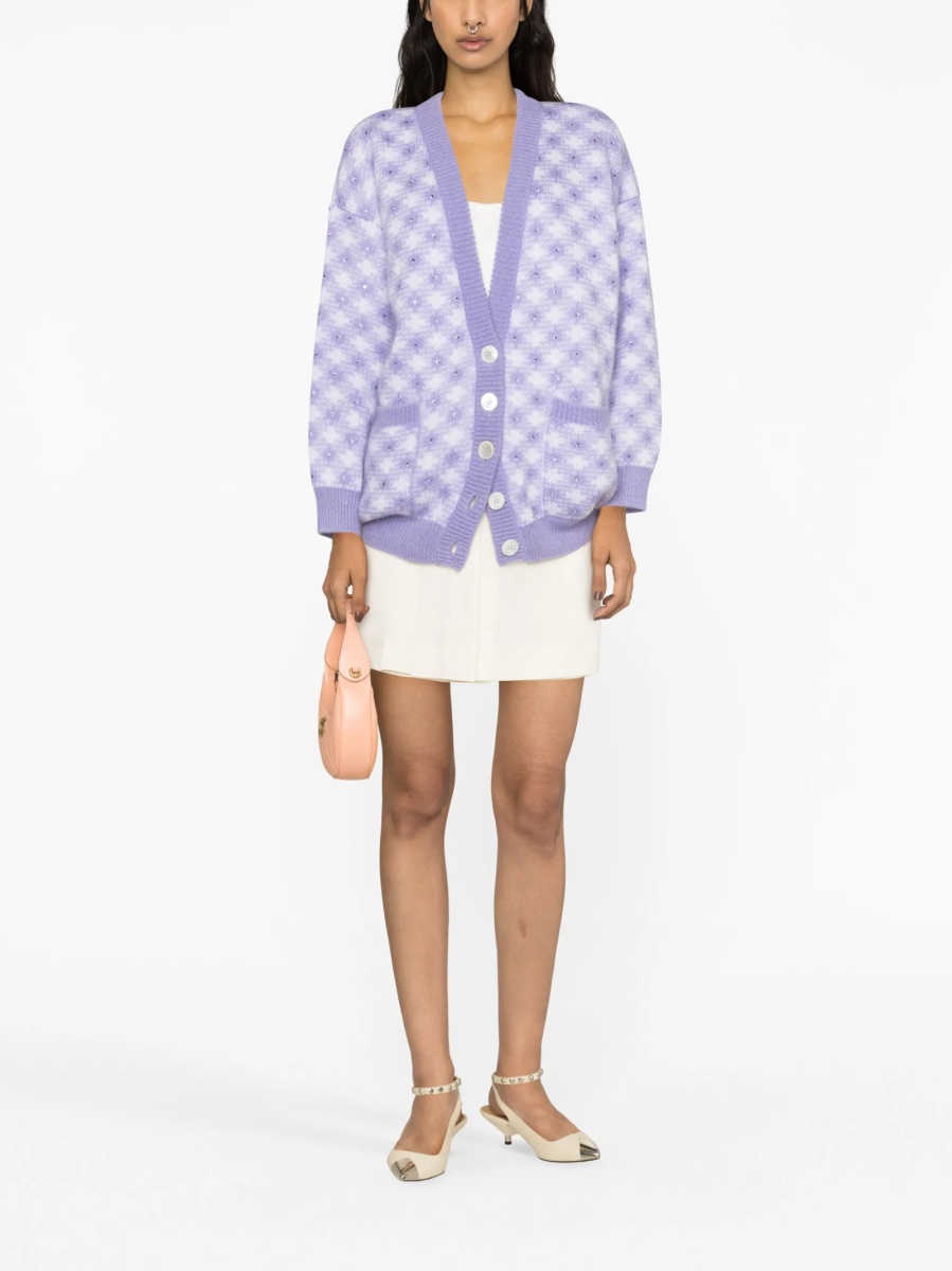 Cardigan Alessandra Rich alb - Img 2