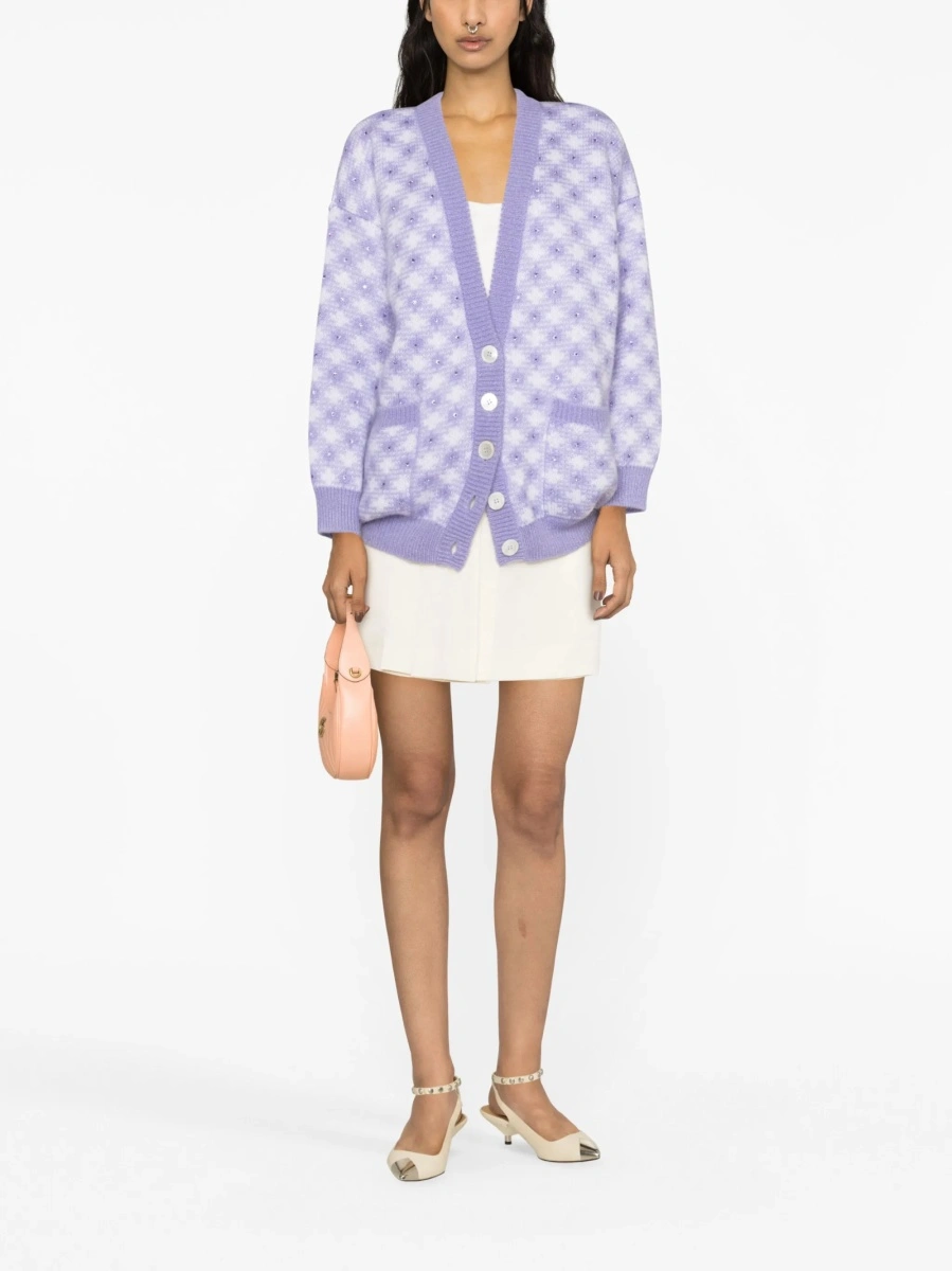 Cardigan Alessandra Rich alb - Img 2