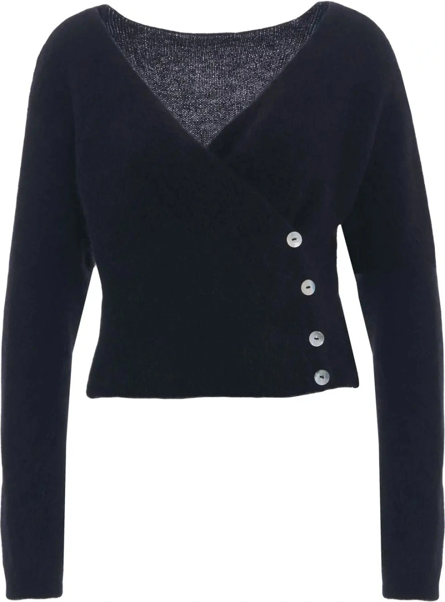 Cardigan Americandreams negru 'Mariya' - Img 2