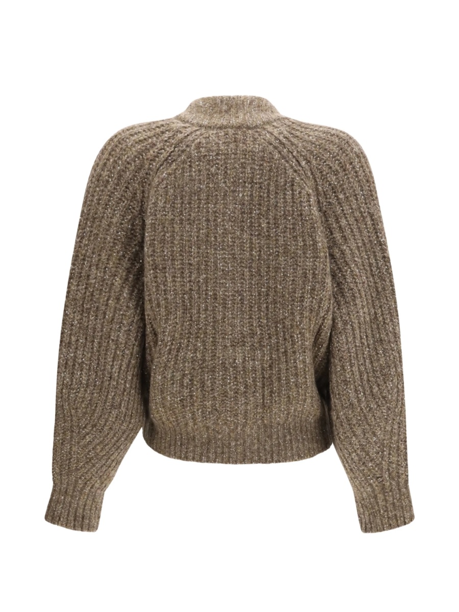 Cardigan Brunello Cucinelli maro - Img 2