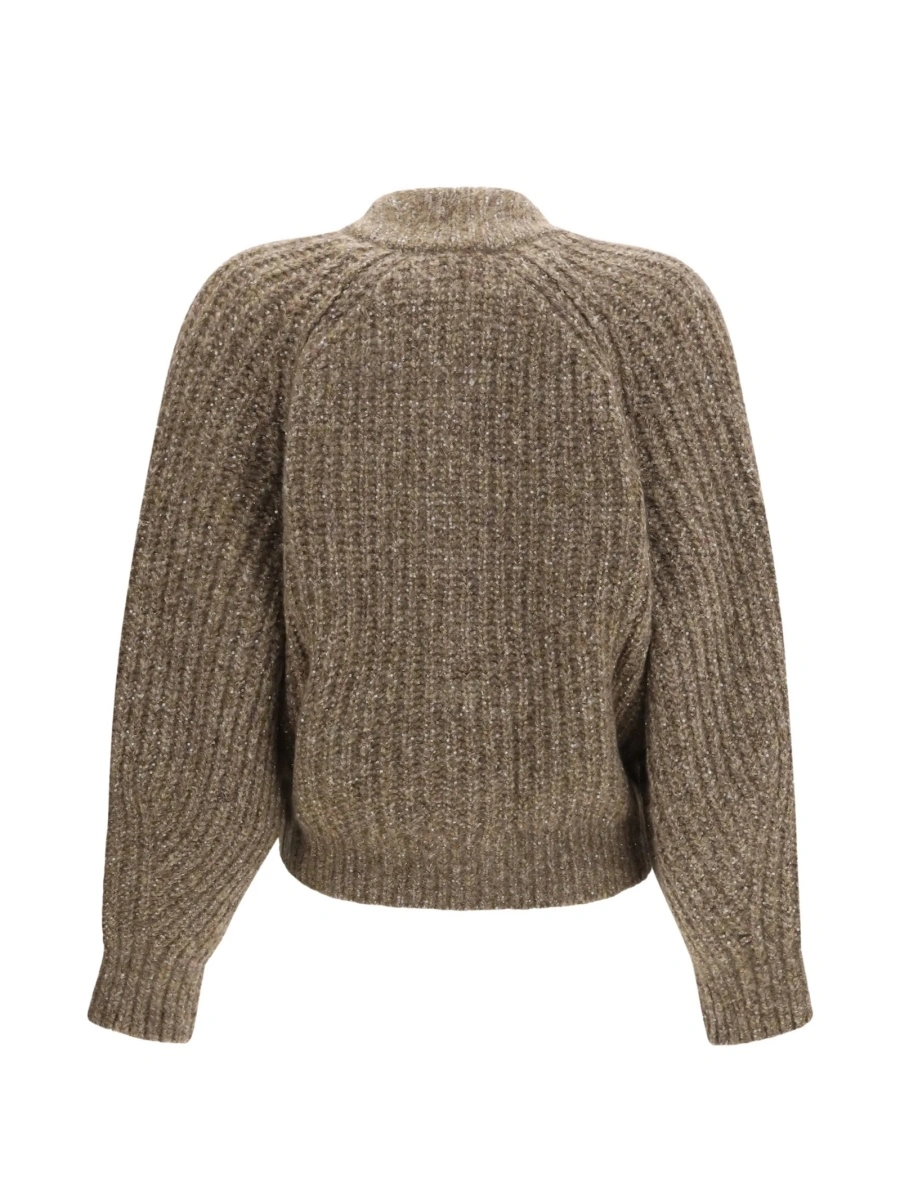Cardigan Brunello Cucinelli maro - Img 2