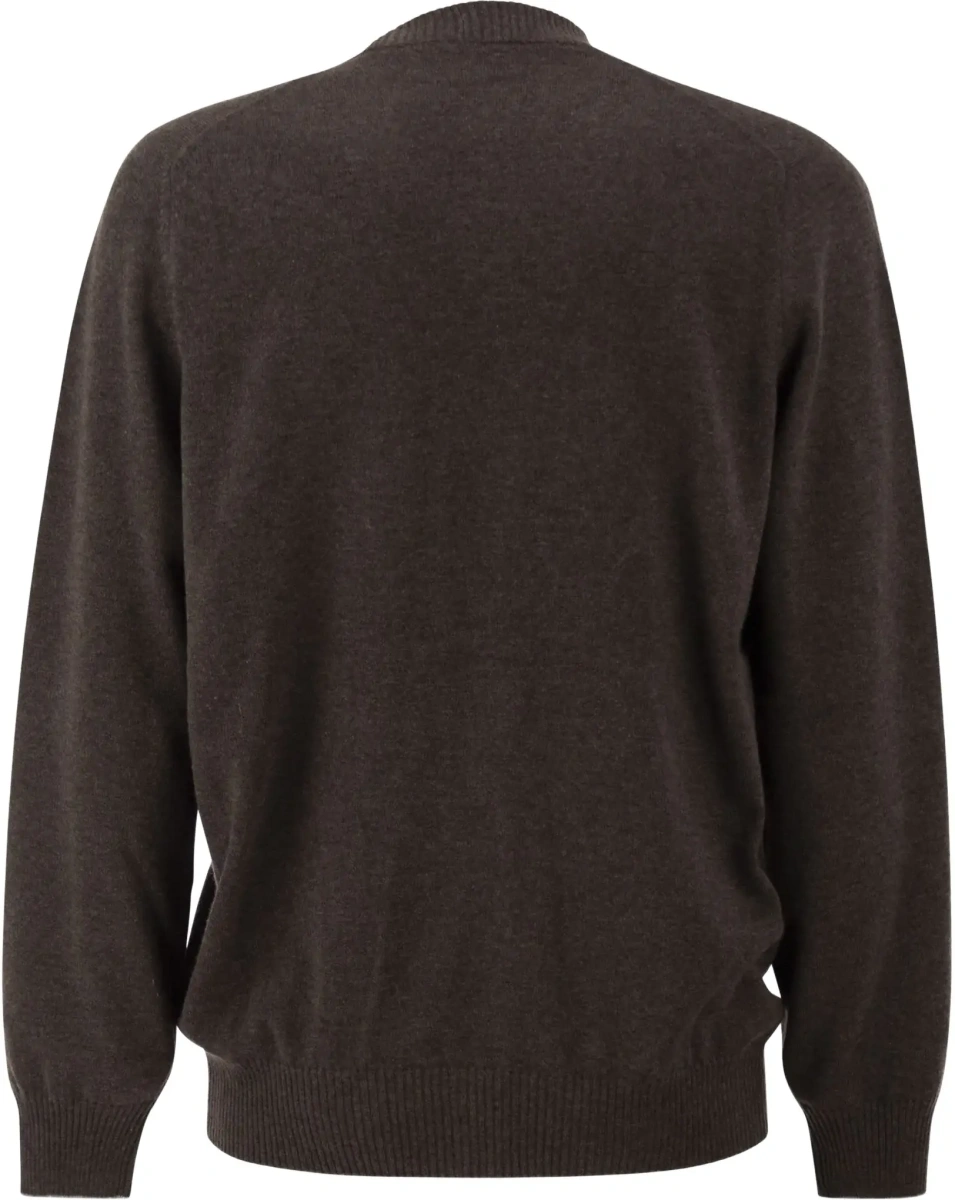 Cardigan Brunello Cucinelli multicolor din casmir - Img 4