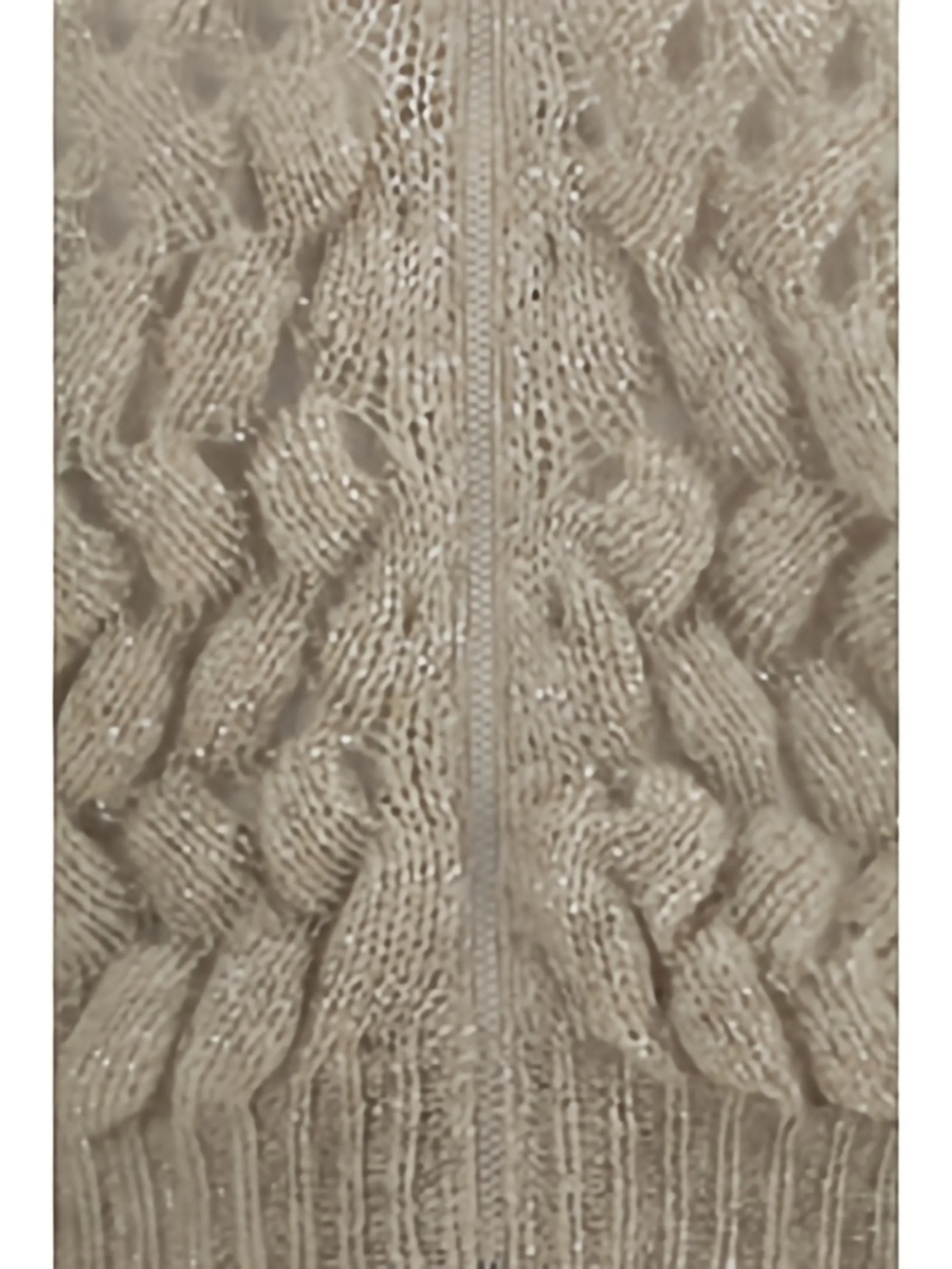 Cardigan Brunello Cucinelli neutru - Img 4