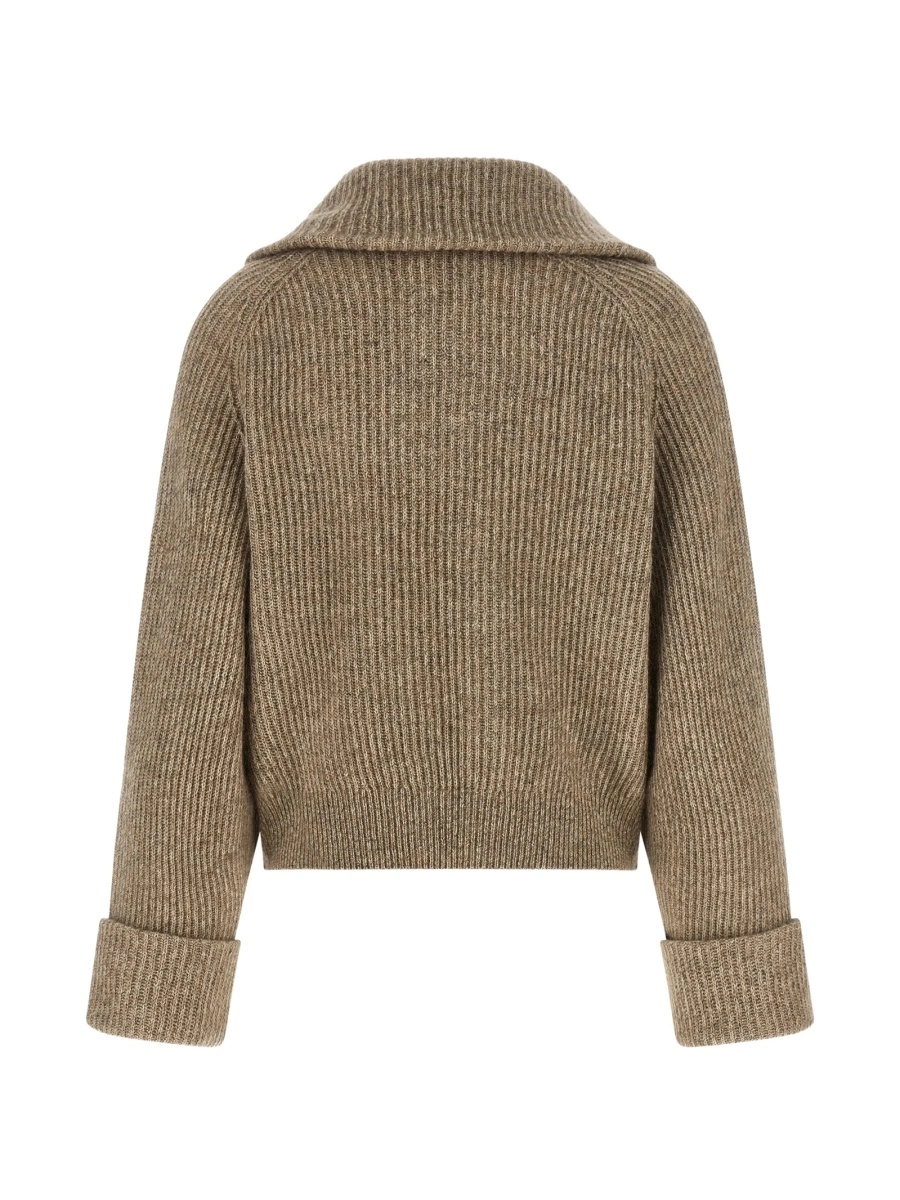 Cardigan Brunello Cucinelli neutru - Img 2