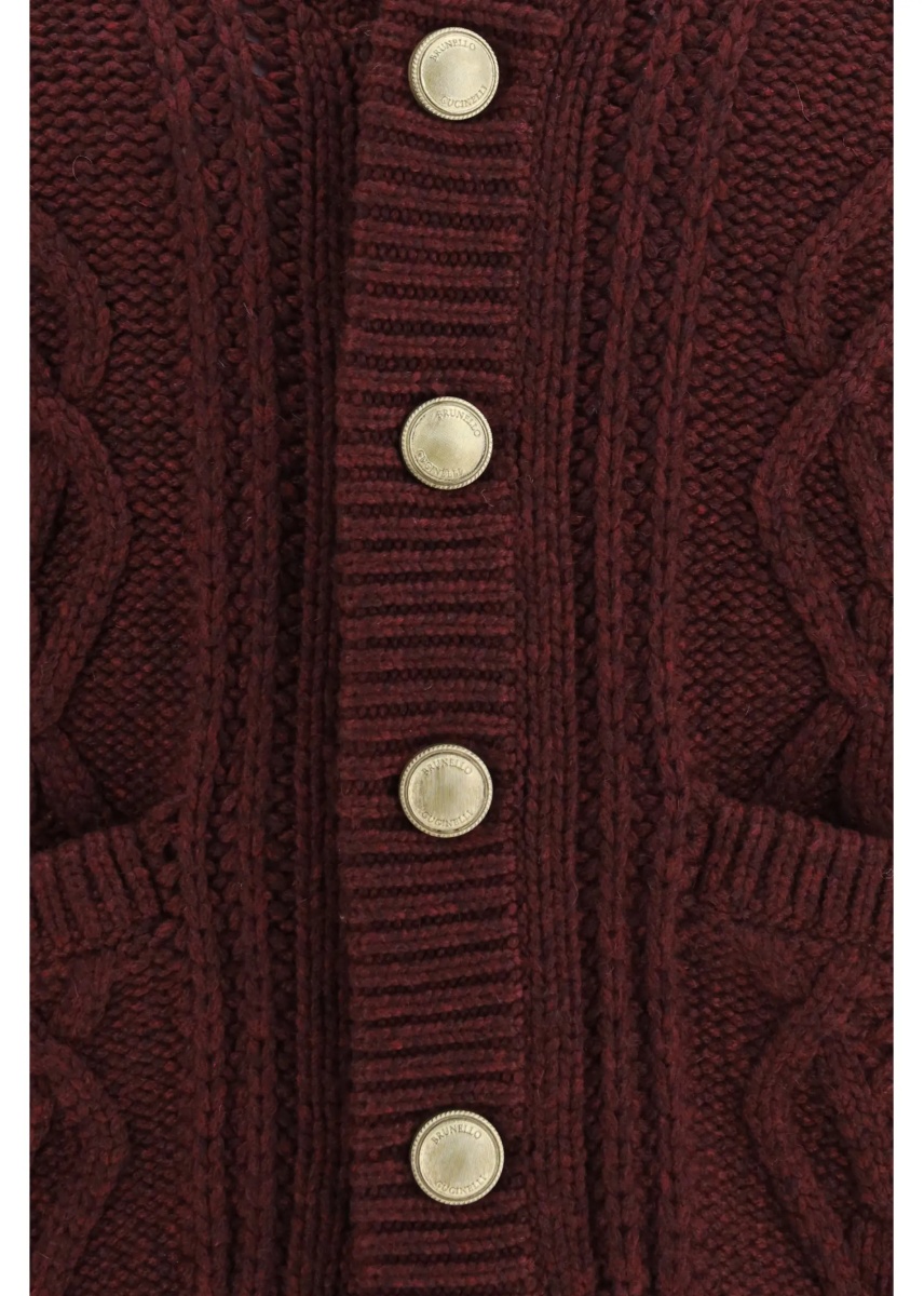 Cardigan Cable-knit cashmere Cardigan - Img 3