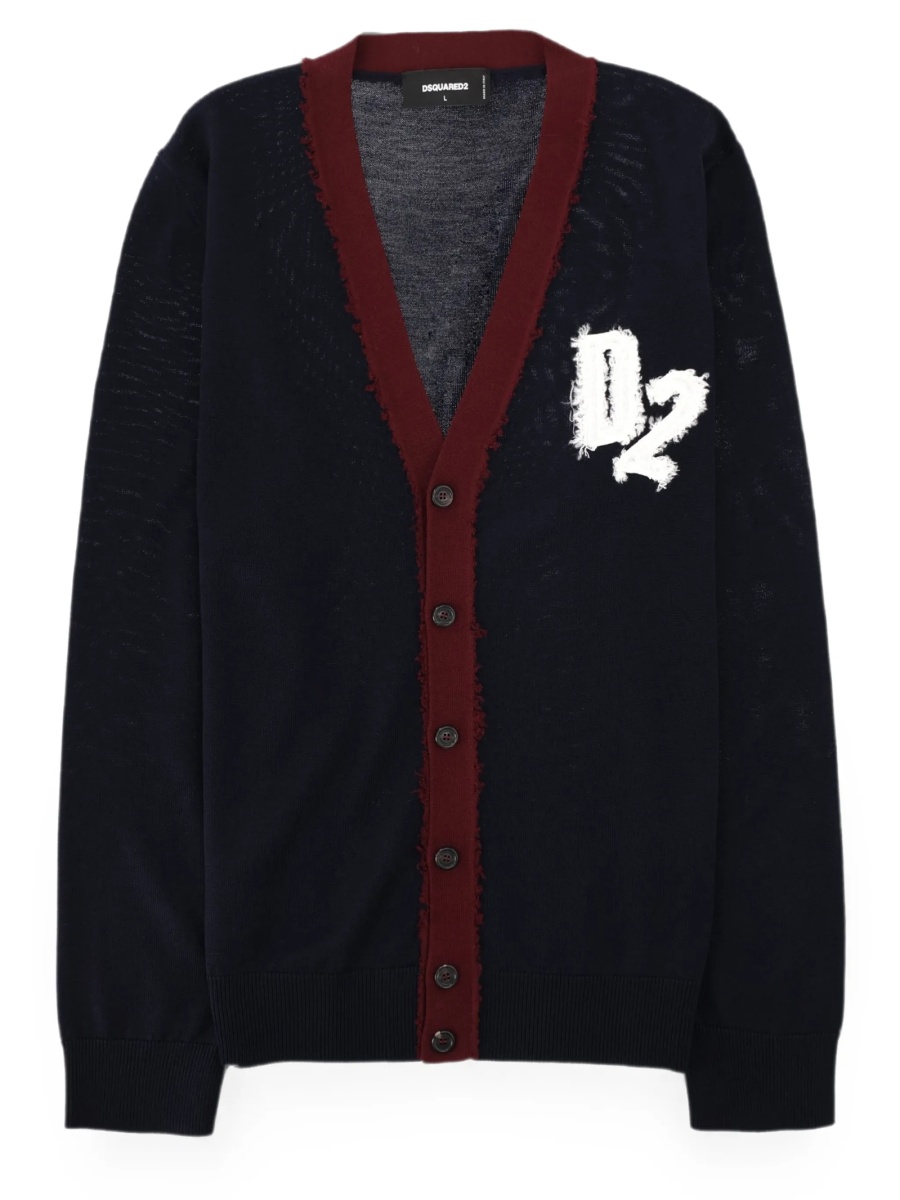 Cardigan DSQUARED2 albastru - Img 2