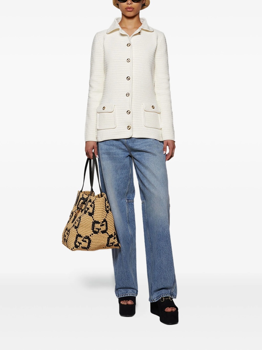 Cardigan Gucci alb - Img 2
