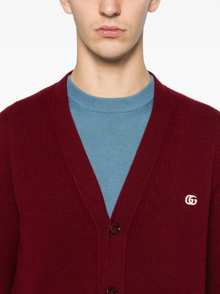 Cardigan Gucci mov din casmir - Img 7