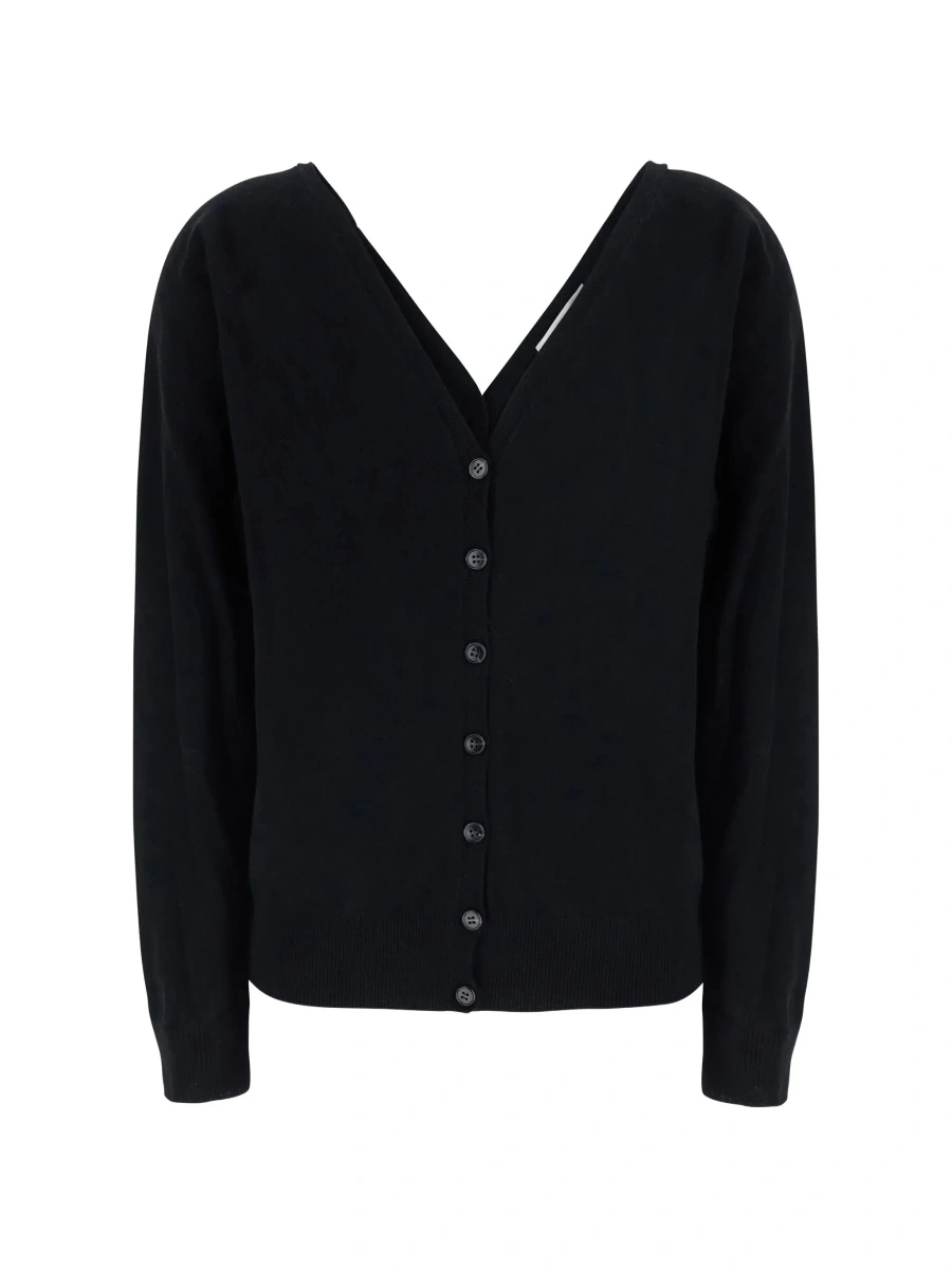 Cardigan Lisa Yang negru din casmir - Img 6