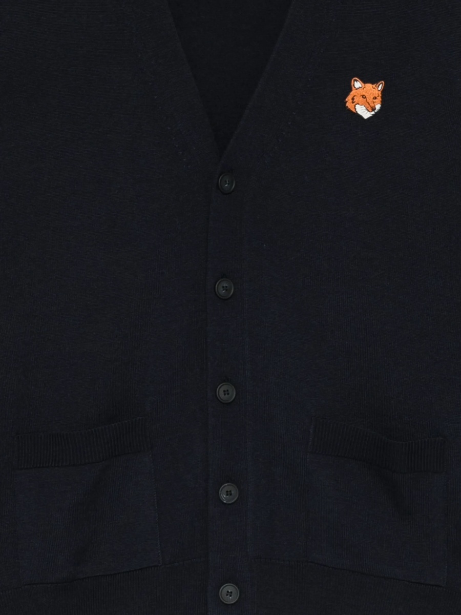 Cardigan MAISON KITSUNÉ albastru - Img 3