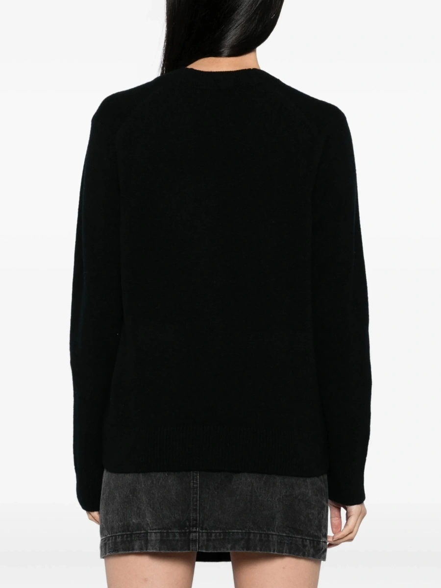 Cardigan MAISON KITSUNÉ negru - Img 4