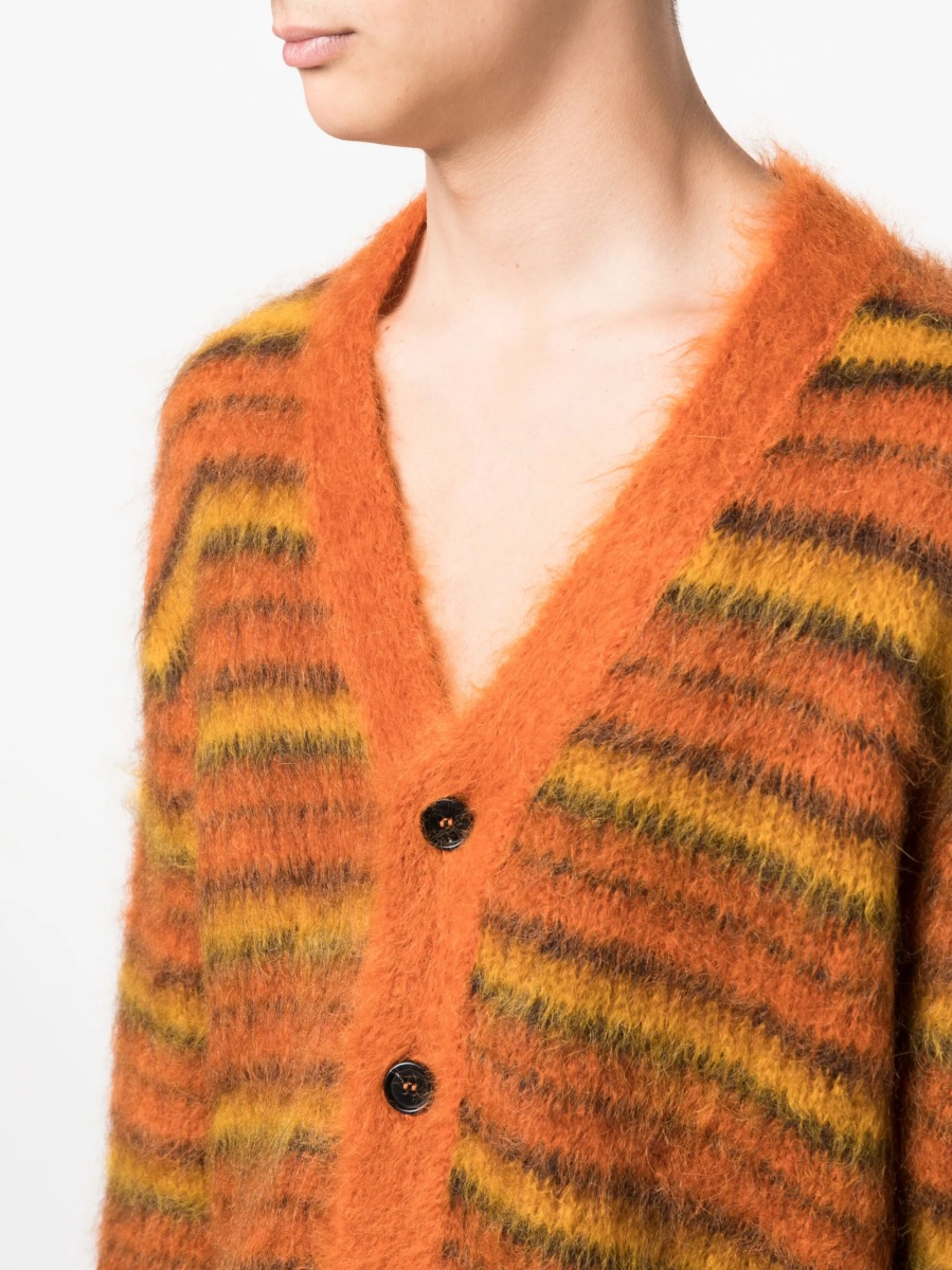 Cardigan Marni Mohair portocaliu - Img 5
