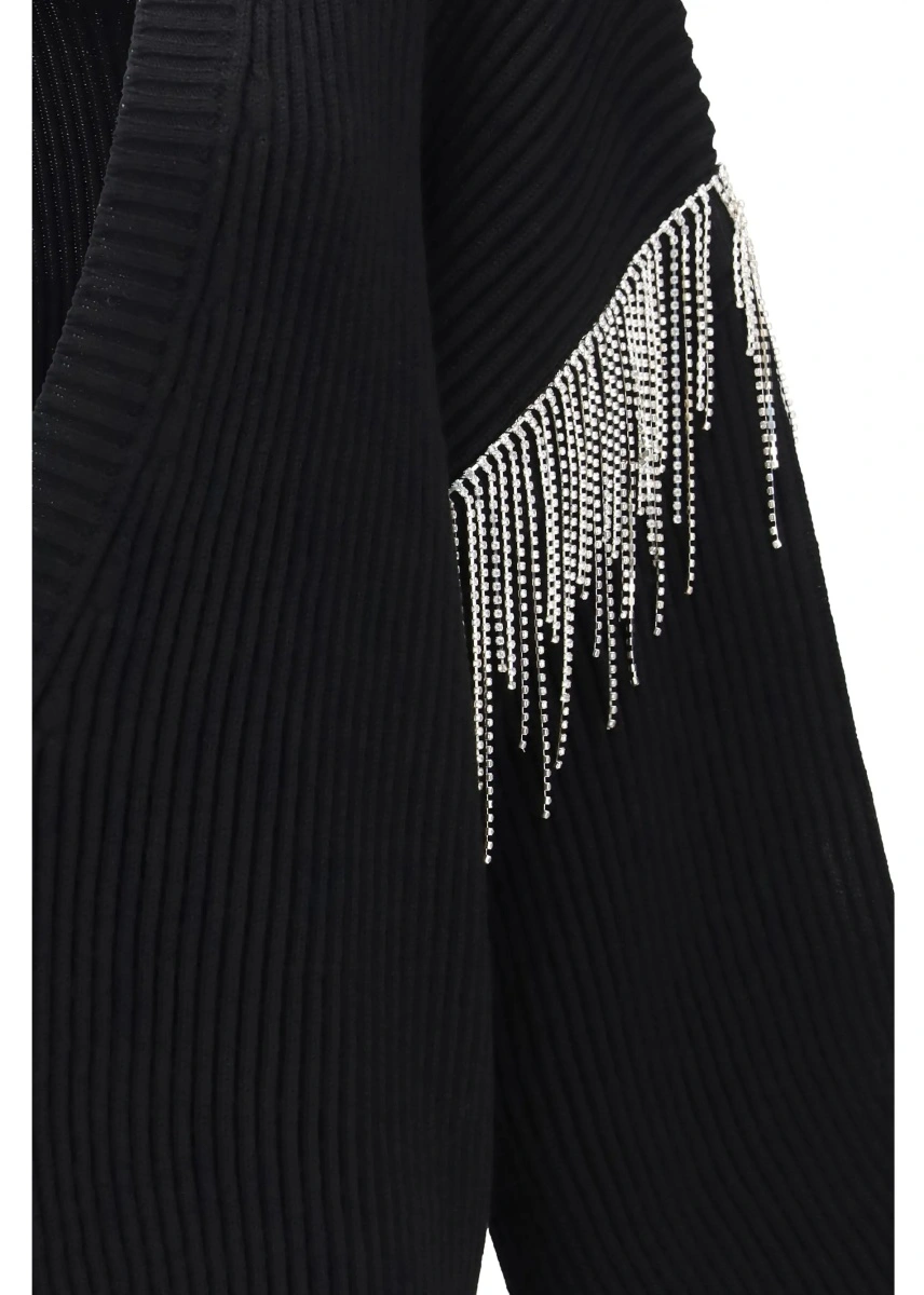 Cardigan Max Mara negru din lana virgina - Img 3
