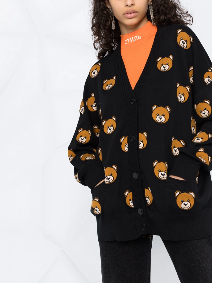Cardigan Moschino negru - Img 5