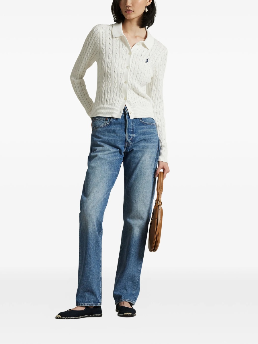 Cardigan Ralph Lauren alb - Img 2