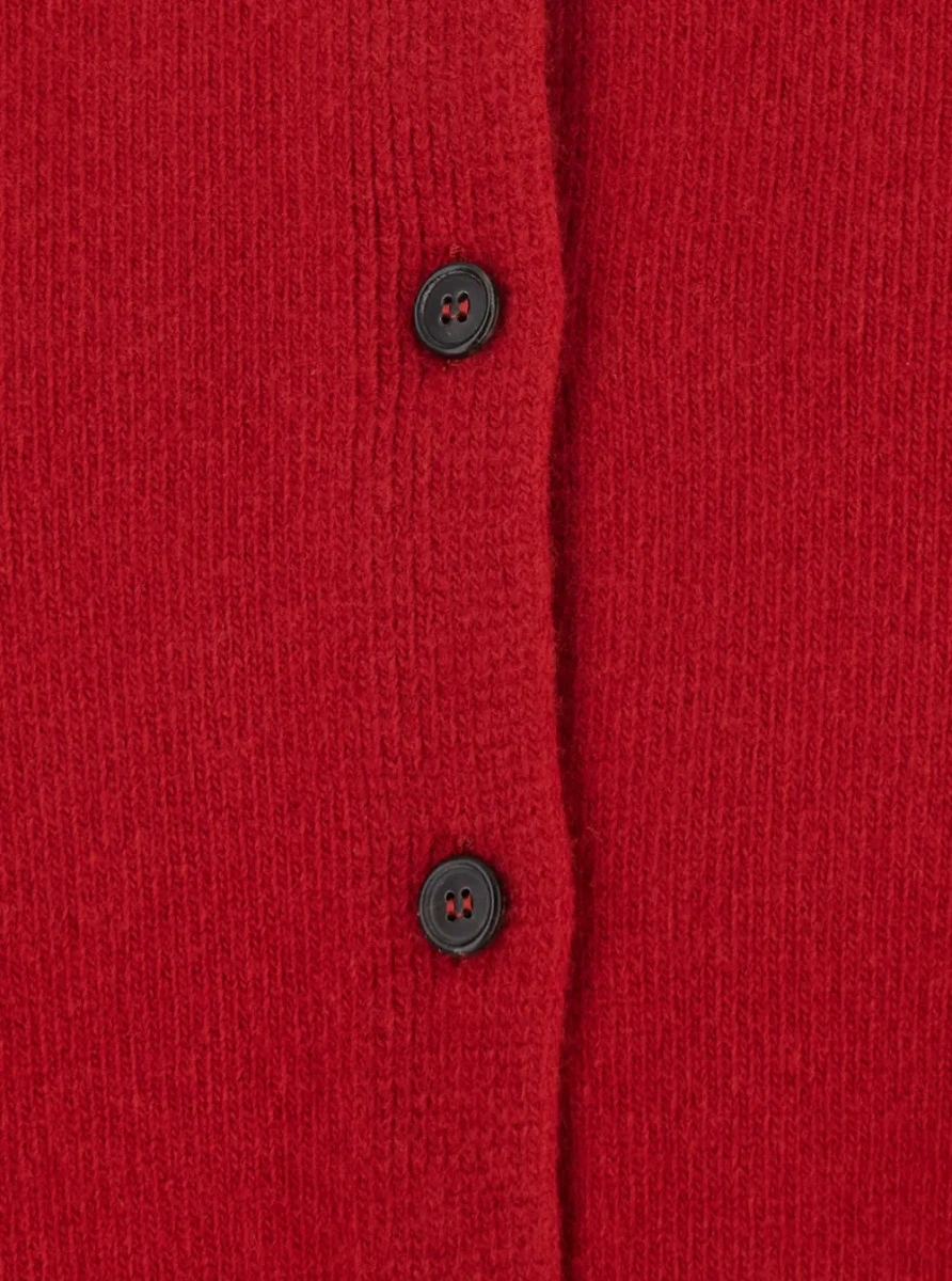 Cardigan ROHE rosu din lana - Img 3
