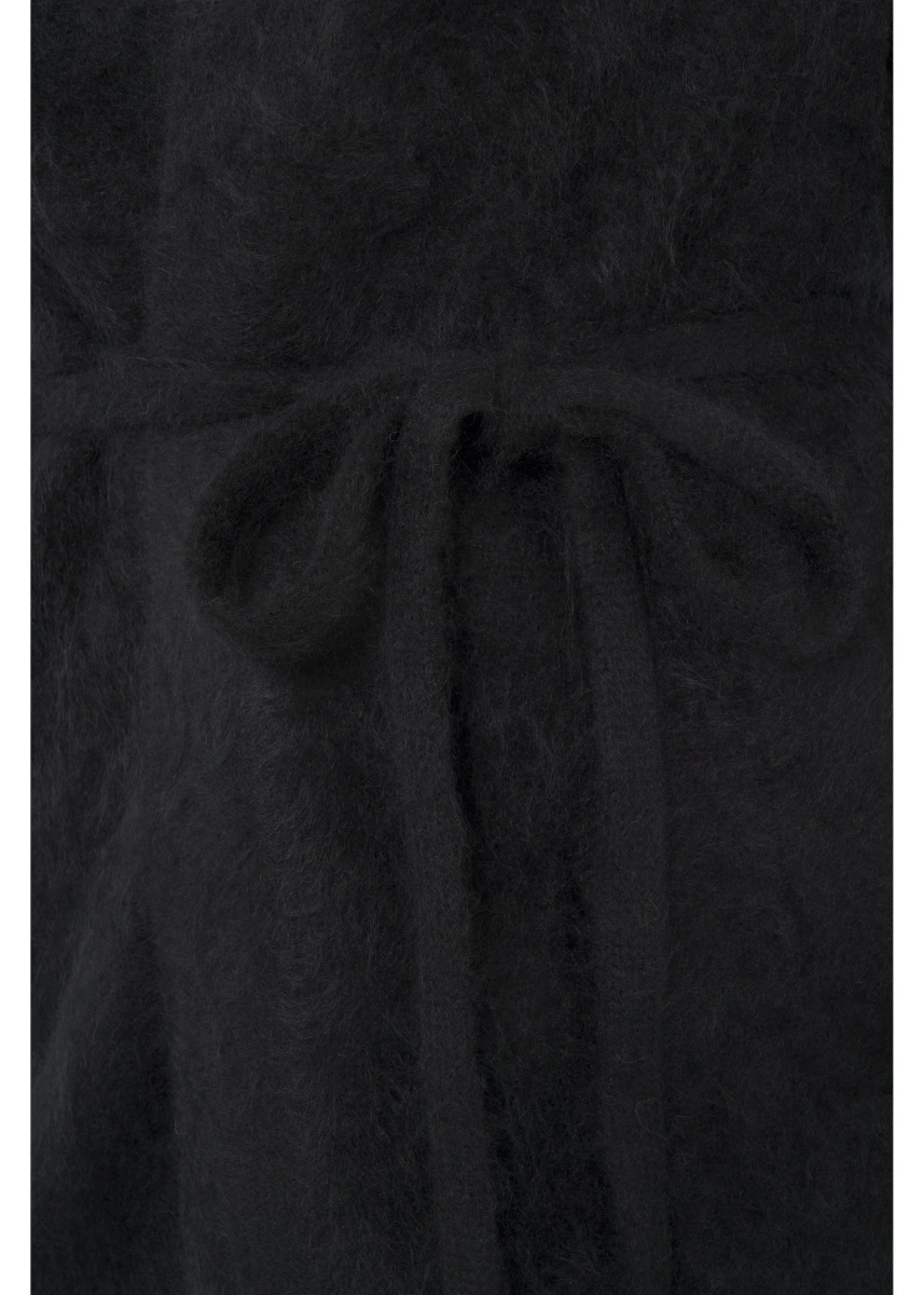 Cardigan Soft Goat negru din casmir - Img 4