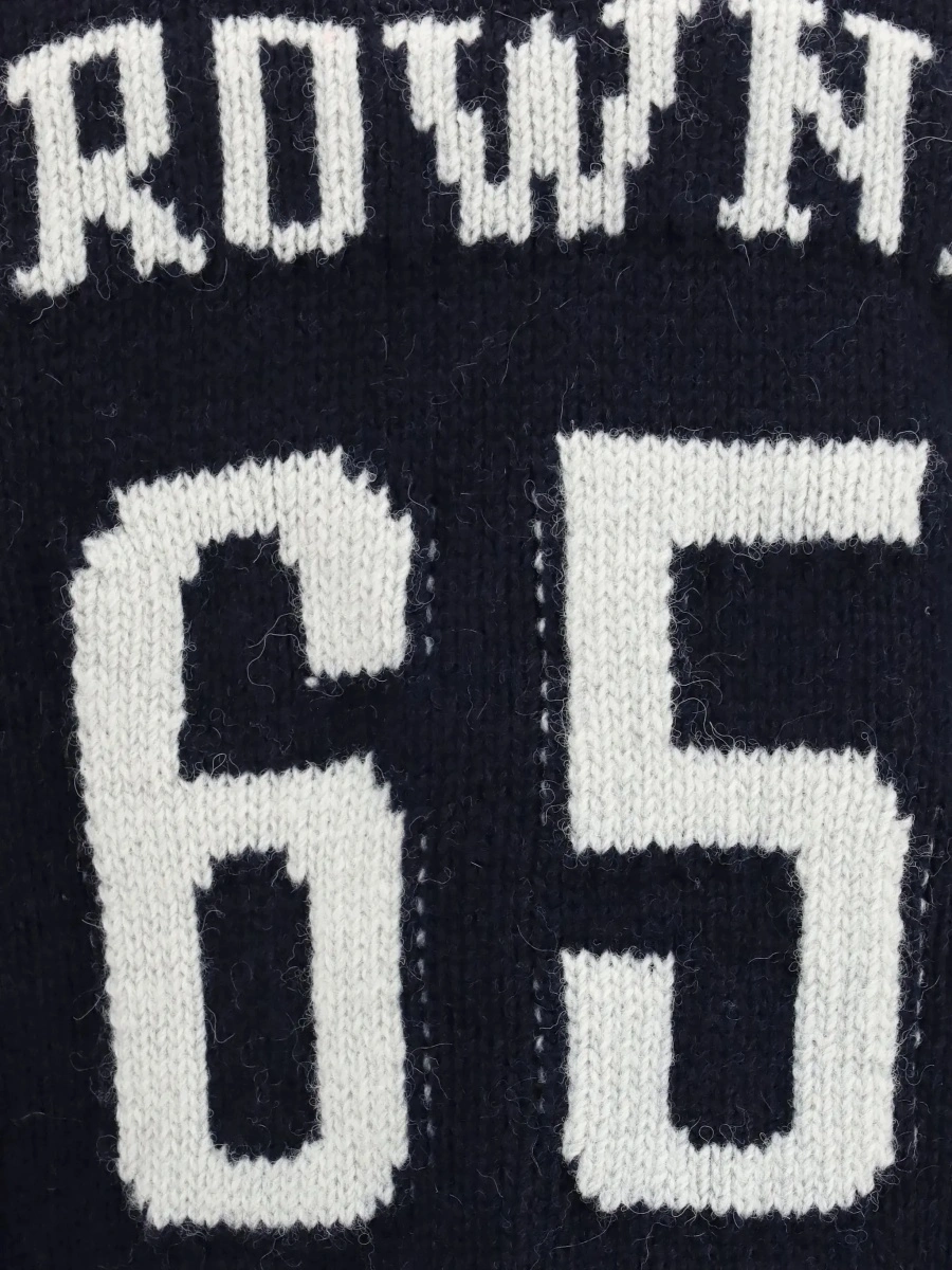 Cardigan Thom Browne albastru din jerse - Img 6