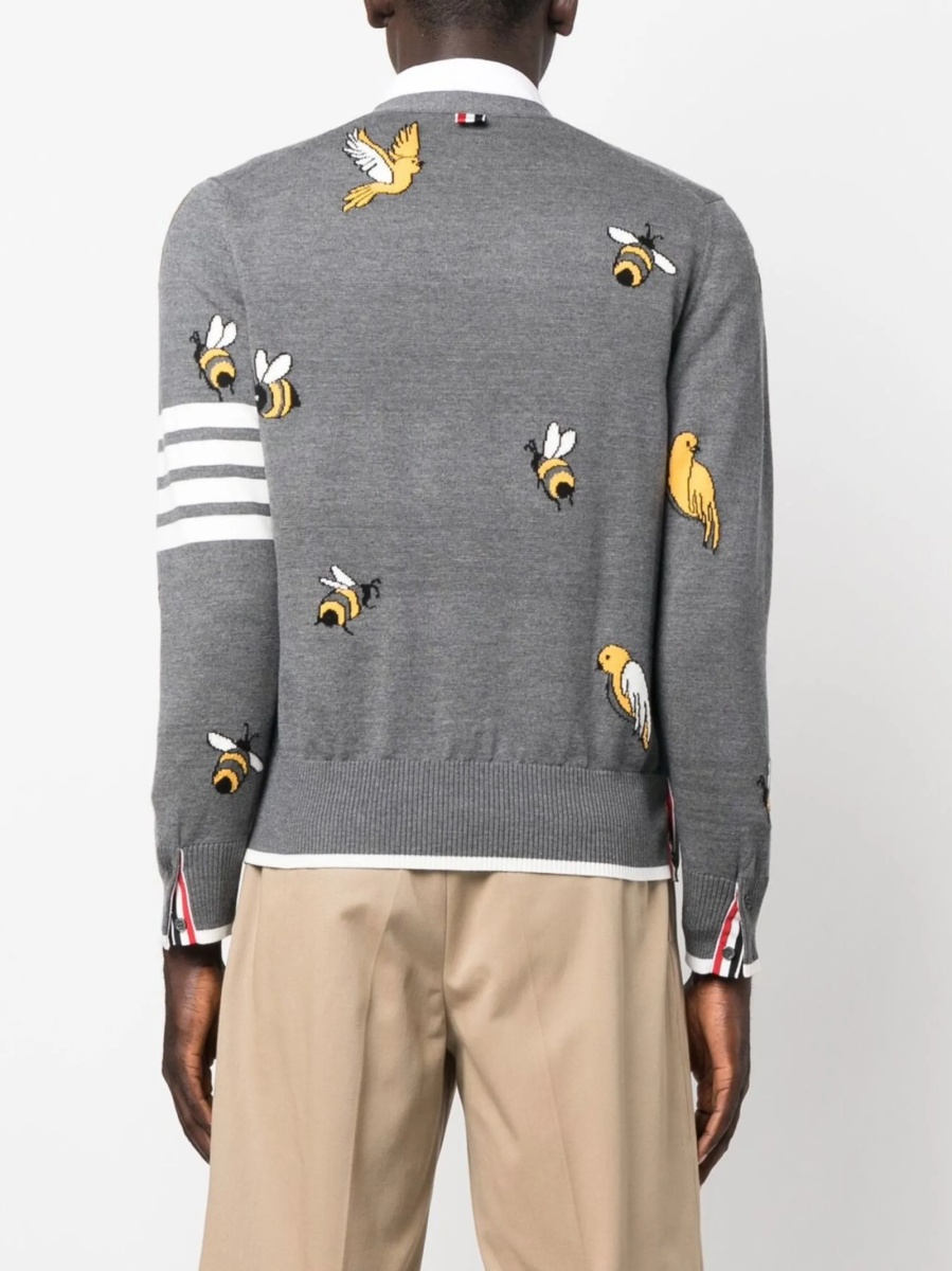 Cardigan Thom Browne gri - Img 4