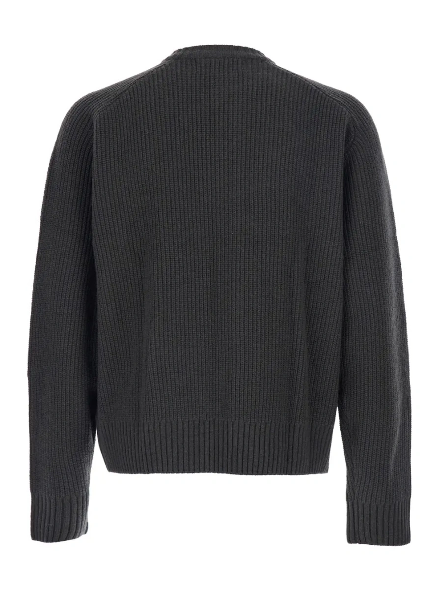 Cardigan Tonywack gri din lana - Img 2