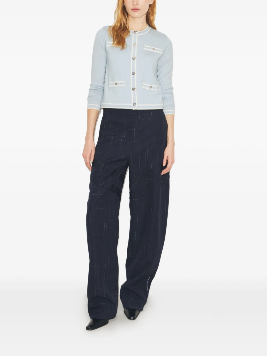 Cardigan Tory Burch albastru - Img 2