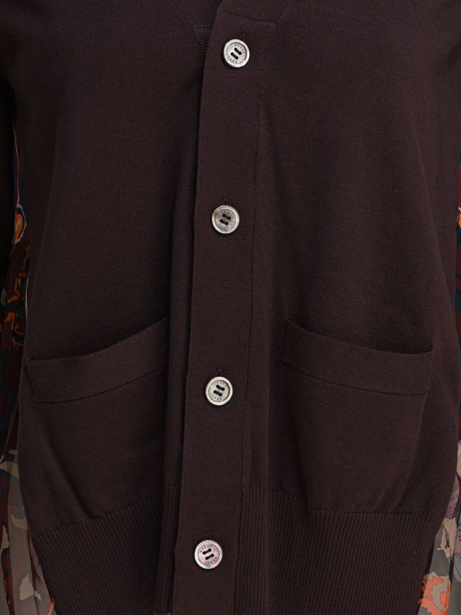 Cardigan with floral print - Img 3