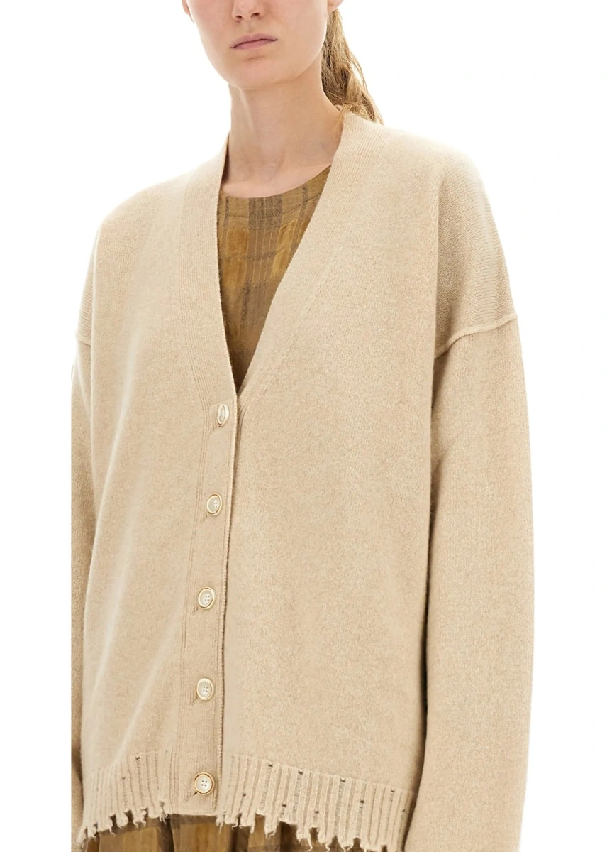 Cardigane Cashmere Cardigan With Buttons - Img 3