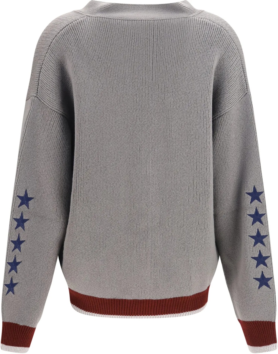 Cardigane College Varsity Knit Cardigan - Img 2