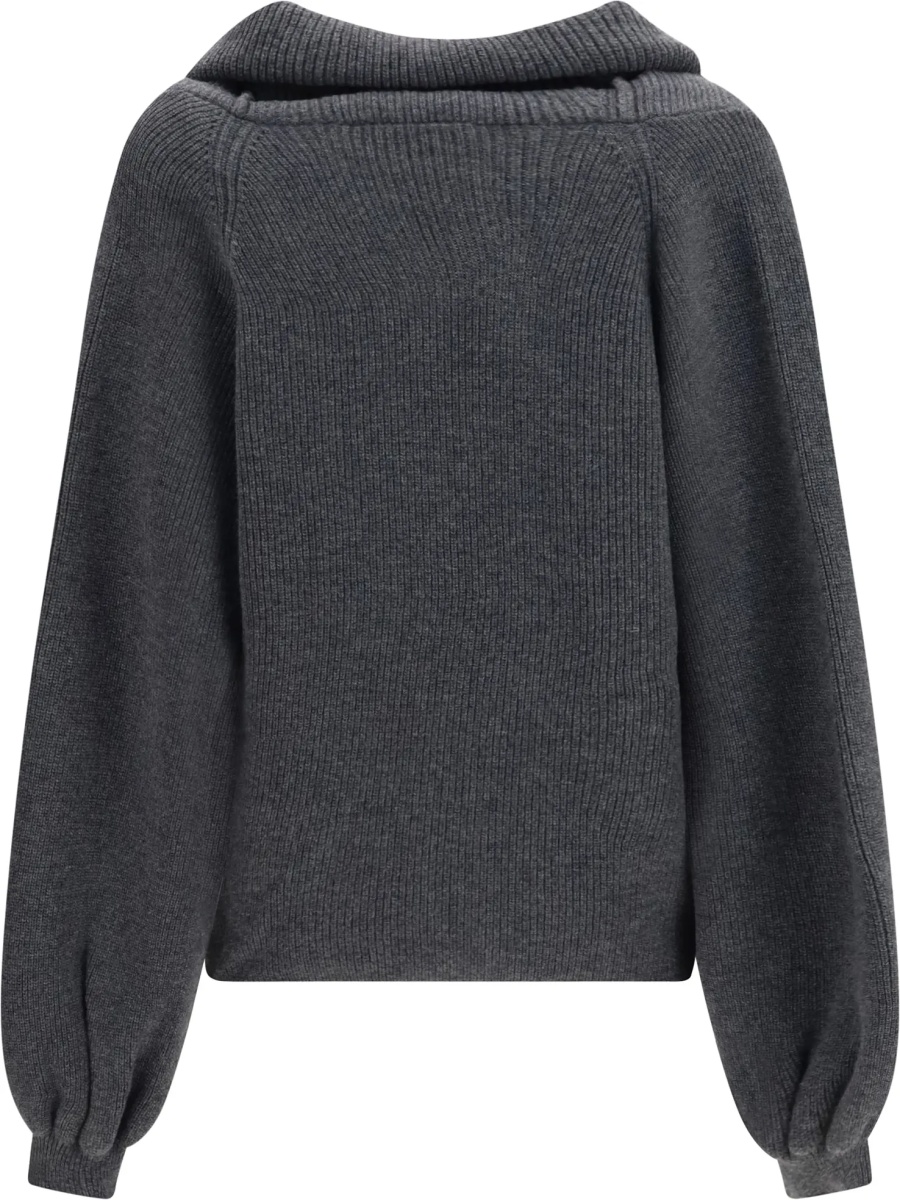 Cardigane Cropped shawl collar Cardigan with wide sleeves - Img 2