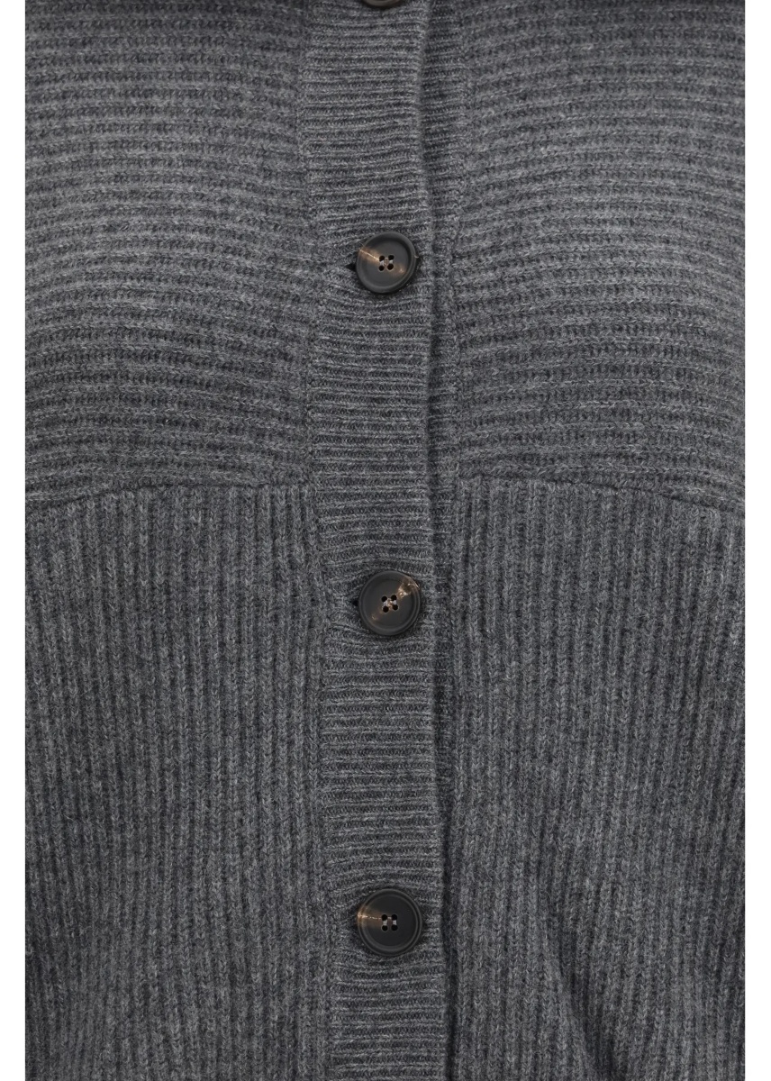 Cardigane High neck cashmere Cardigan - Img 2