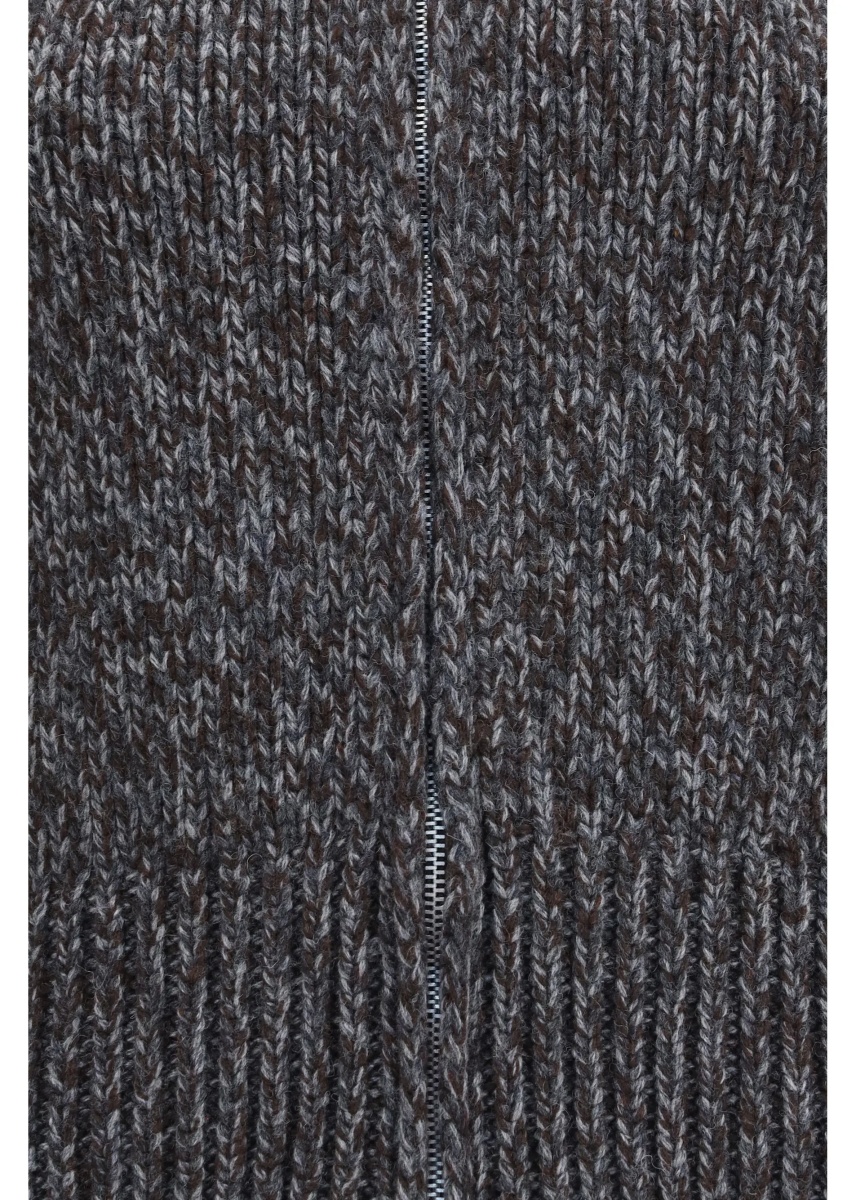 Cardigane Merino wool zip Cardigan - Img 3